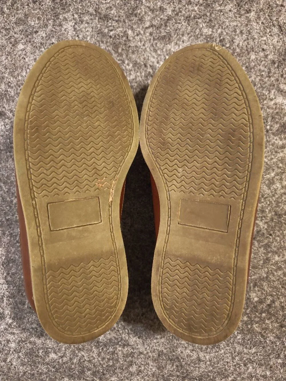 Kids Brown Moccasin Shoes | Size 11 | Faux Leather